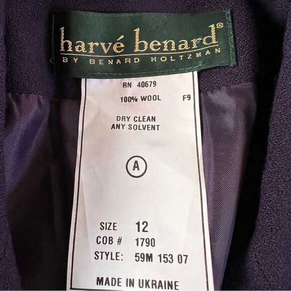 NEW NWT Harve Benard Dress Jacket Wool Size 12 - Picture 7 of 7